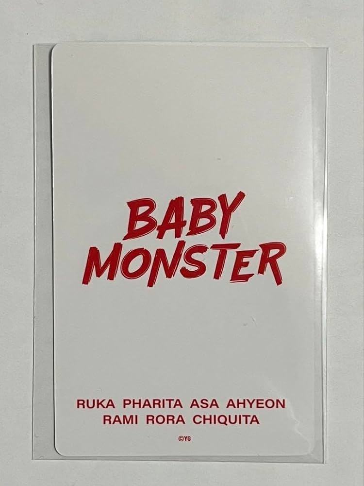 Amazon.co.jp: BABYMONSTER ベビモン AHYEON アヒョン トレカ